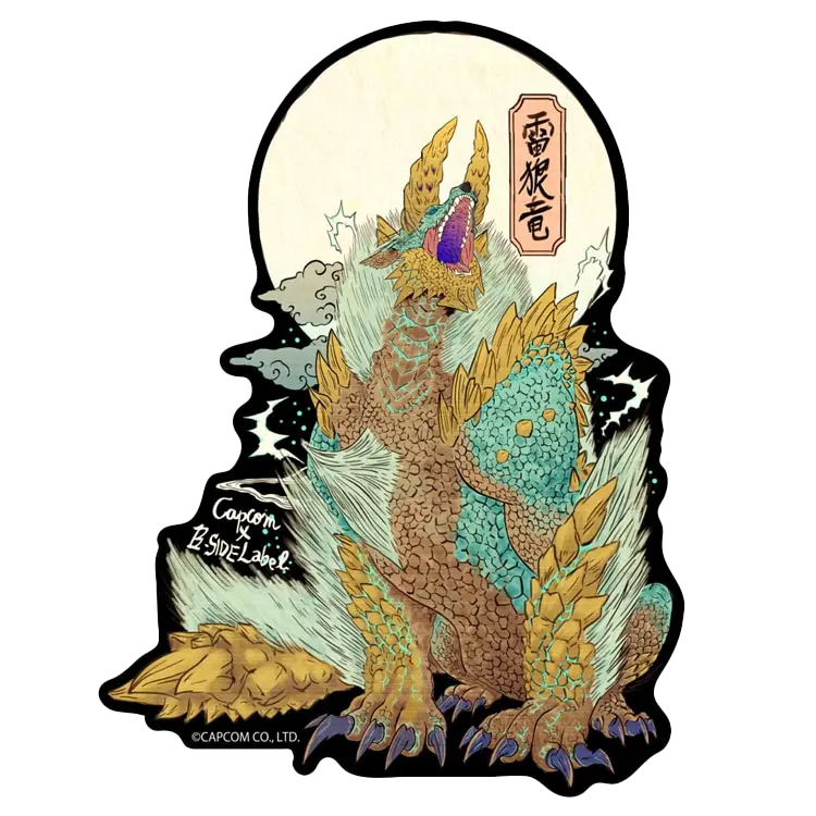 CAPCOM x B-SIDE Sticker Monster Hunter Zinogre